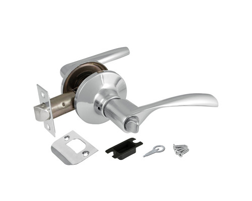 Ручка Ajax (Аякс) защелка DK610 CP-BK (6010 CP-B) (фик.) хром