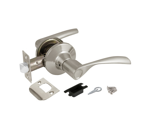 Ручка Ajax (Аякс) защелка DK610 SN-PS (6010 SN-P) (без фик.) мат. никель