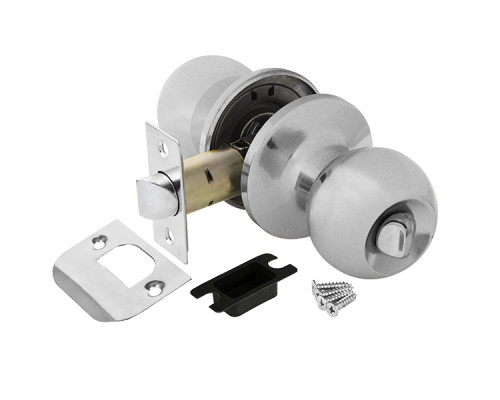 Ручка Ajax (Аякс) защелка DK682 CP-BK (6082 CP-B) (фик.) хром