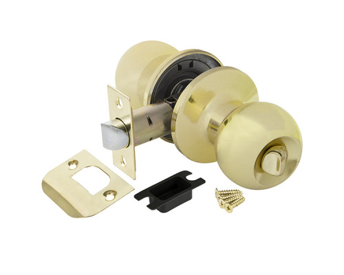 Ручка Ajax (Аякс) защелка DK682 PB-BK (6082 PB-B) (фик.) золото