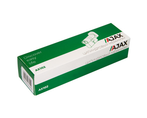 Цилиндровый Ajax (Аякс) механизм (AX100/80) AX1000Key80 (30+10+40) CP хром