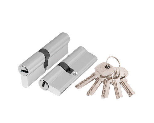 Цилиндровый Ajax (Аякс) механизм (AX200/80) AX2000Key80 (30+10+40) CP хром