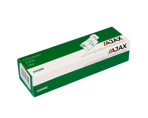 Цилиндровый Ajax (Аякс) механизм (AX200/80) AX2000Key80 (30+10+40) CP хром