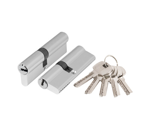 Цилиндровый Ajax (Аякс) механизм (AX200/80) AX2000Key80 (35+10+35) CP хром