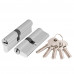 Цилиндровый Ajax (Аякс) механизм (AX200/80) AX2000Key80 (35+10+35) CP хром