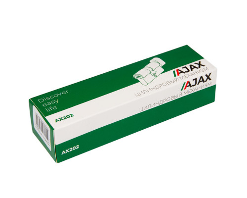 Цилиндровый Ajax (Аякс) механизм (AX200/80) AX2000Key80 (35+10+35) CP хром