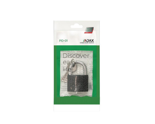 Замок Ajax (Аякс) навесной PD-0138 (PD-01-38) 3 key англ.
