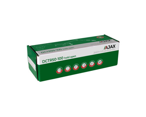 Доводчик Ajax (Аякс) дверной DCTR50-100 (TDR-100) 50-100кг BR коричневый