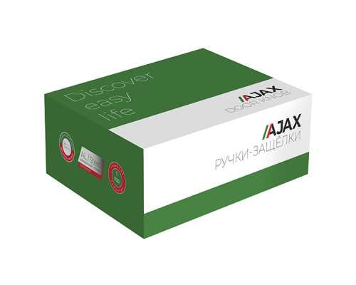 Ручка Ajax (Аякс) защелка DK610 AB-ET (6010 AB-E) (кл./фик.) бронза