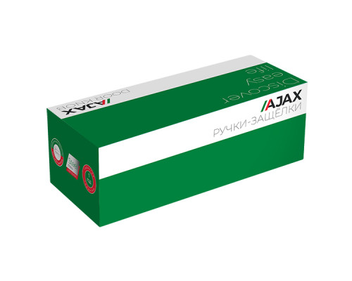 Ручка Ajax (Аякс) защелка DK682 BL-ET (6082 BL-E) (кл./фик.) черный
