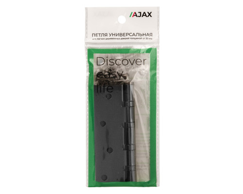 Петля Ajax (Аякс) универсальная IN4000U BL (4B/P 100x70x2) черный ПАКЕТ