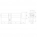 Цилиндровый Ajax (Аякс) механизм (AZ202/80) AZ2002Knob80 (40+10+30) CP хром с вертушкой