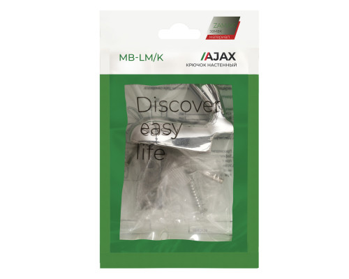 Крючок Ajax (Аякс) настенный MB-LM/K-001 CP хром