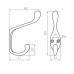 Крючок Ajax (Аякс) настенный MB-K-005 PB золото