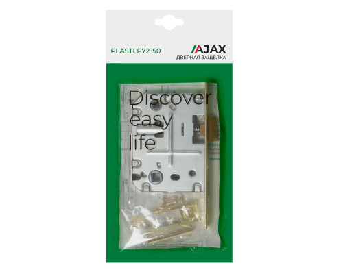 Защелка Ajax (Аякс) врезная PLASTLP72-50 (LP72-50) GP золото