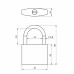 Замок Ajax (Аякс) навесной PD-0238 3 key