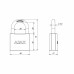 Набор Ajax (Аякс) замков навесных PD-0150 (6 locks+5 keys) blister