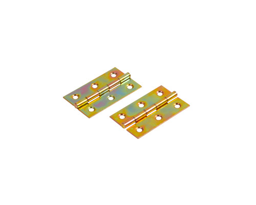 Петля Ajax (Аякс) карточная универсальная LM/IN30x50x1U YZN желтый цинк (2 шт)