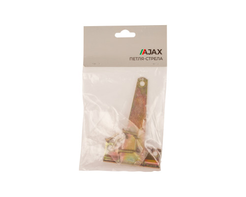 Петля-стрела Ajax (Аякс) мебельная LM/IN100 STR YZN желтый цинк