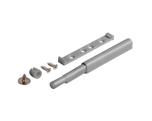 Толкатель Ajax (Аякс) мебельный пластиковый DMP-85/14M с магнитом Grey серый