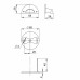 Упор Ajax (Аякс) дверной магнитный LM/DSM-29 BL черный