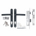 Корпус Ajax (Аякс) () цилиндровый в комплекте с ручкой KIT GATE-2585/24 RAL 7016 антрацит