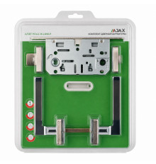 Комплект ручек Ajax (Аякс) с защелкой и поворотниками A/SET POLO JK.LN96.P SN-3 мат.никель