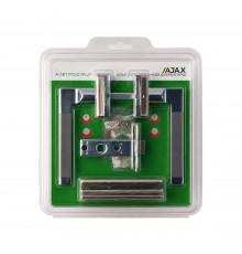 Комплект ручек Ajax (Аякс) с защелкой, петлями A/SET POLO JK.LP45.W SN-3 мат.никель