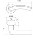 Ручка Armadillo (Армадилло) раздельная R.LD54.Libra27 (Libra LD27) SN/CP-3 матовый никель/хром