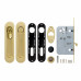 Набор Armadillo (Армадилло) для раздвижных дверей SH.LD152.KIT011-BK (SH011-BK) SG-1 матовое золото