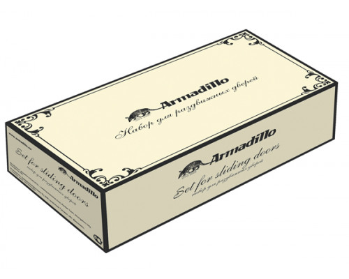 Ручка Armadillo (Армадилло) для раздвижных дверей SH.CL152.010 (SH010/CL) AS-9 античное серебро