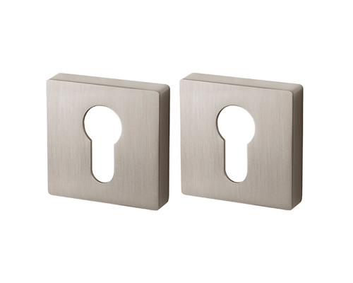 Накладка Armadillo (Армадилло) под цилиндр ET.K.USQ52 (ET USQ) SN-3 матовый никель/хром