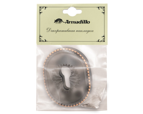 Накладка Armadillo (Армадилло) на цилиндр ESC.C.CL/OV (ET-DEC CL) ABL-18 темная медь