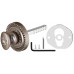 Ручка Armadillo (Армадилло) поворотная BKW8.R.CL55 (BKW8/CL) AS-9 античное серебро