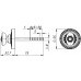 Ручка Armadillo (Армадилло) поворотная BKW8.R.CL55 (BKW8/CL) BB-17 коричневая бронза