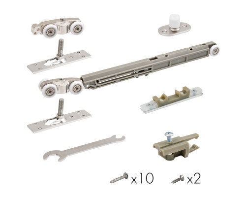 Комплект Armadillo (Армадилло) для раздвижных дверей SLD.Comfort-PRO.SET3.soft close+roller/80