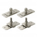 Комплект Armadillo (Армадилло) монтажных пластин SLD.Comfort-PRO/telescope.static door plates