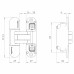 Петля Armadillo (Армадилло) скрытой установки U3D6002.TG FSG флор. золото