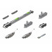 Комплект Armadillo (Армадилло) для раздвижных дверей SLD.Scope.SET3.soft close+roller/80