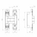 Петля Armadillo (Армадилло) скрытой установки U3D7803.VPG BL черный TECH