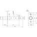 Задвижка Fuaro (Фуаро) врезная DB-PRO.867 (DB 867) CP (хром) 67мм
