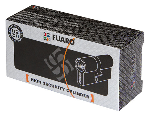 Цилиндровый Fuaro (Фуаро) механизм (100 CA/105) 1000CAKey105(30+10+65) CP хром 3Key
