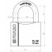 Замок Fuaro (Фуаро) навесной PL-PROTEC-3075 3key (PL-3075) англ. /блистер