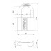 Замок Fuaro (Фуаро) навесной PL-PROTEC-4061 3key (PL-4061) , англ. /блистер