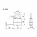Замок Fuaro (Фуаро) навесной PL-WEATHER-3660 3key (PL-3660), англ. /блистер