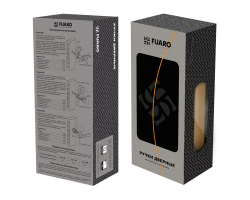 Ручка Fuaro (Фуаро) раздельная R.RM54.OPERA (OPERA RM) AB/GP-7 бронза/золото