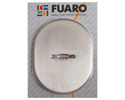 Накладка Fuaro (Фуаро) на сувальдный замок ESC.S-lift.SF/OV.476 (ESC 476) с шторкой AB зелёная бронза