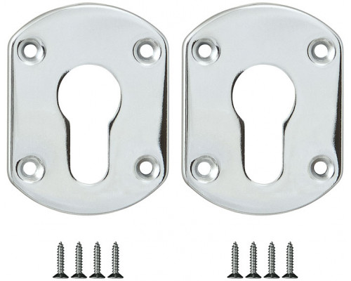 Накладка Fuaro (Фуаро) на цилиндр ESC.C+C/OV.set (ESC031) CP хром (2шт.)