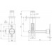 Задвижка Fuaro (Фуаро) торцевая TDB-PRO/860SET CP (TDB 860-24) CP (хром) 60мм 8шт./упак.