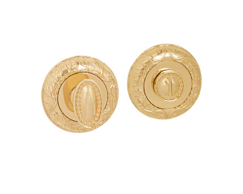 Ручка Fuaro (Фуаро) поворотная BK6.R.SM58 (BK6 SM) GOLD-24 золото24К